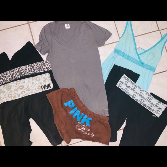 PINK Victoria's Secret Tops - Pink Bundle Good Condition Size Medium